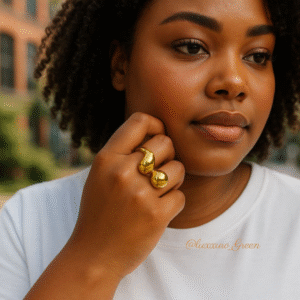 Classic 14K Gold Adjustable Minimalist Ring - Image 1