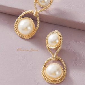 Timeless Faux Pearl Clip-On Earrings - Image 1