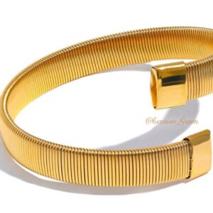 Stretch Fit Non-Slip Metal Armband Bracelet – Sleek & Multifunctional - Image 3