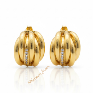 Vintage Knot Earrings - Image 1